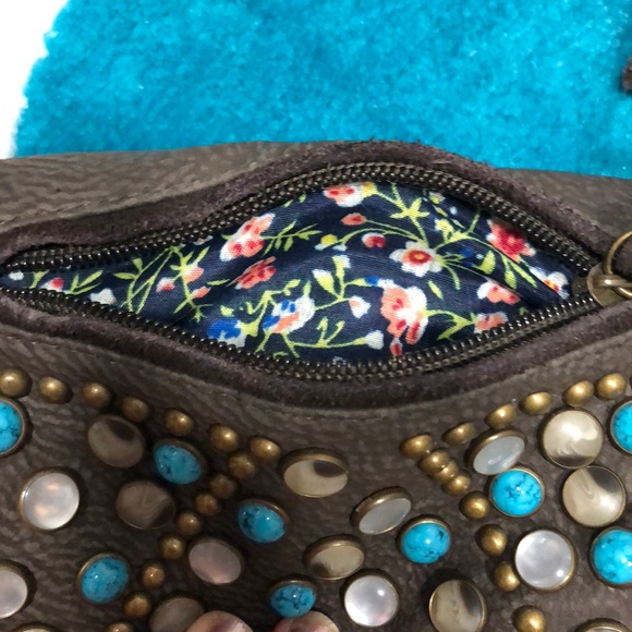 Free People CrossBody Fringed Jeweled Purse - Picture 4 of 8